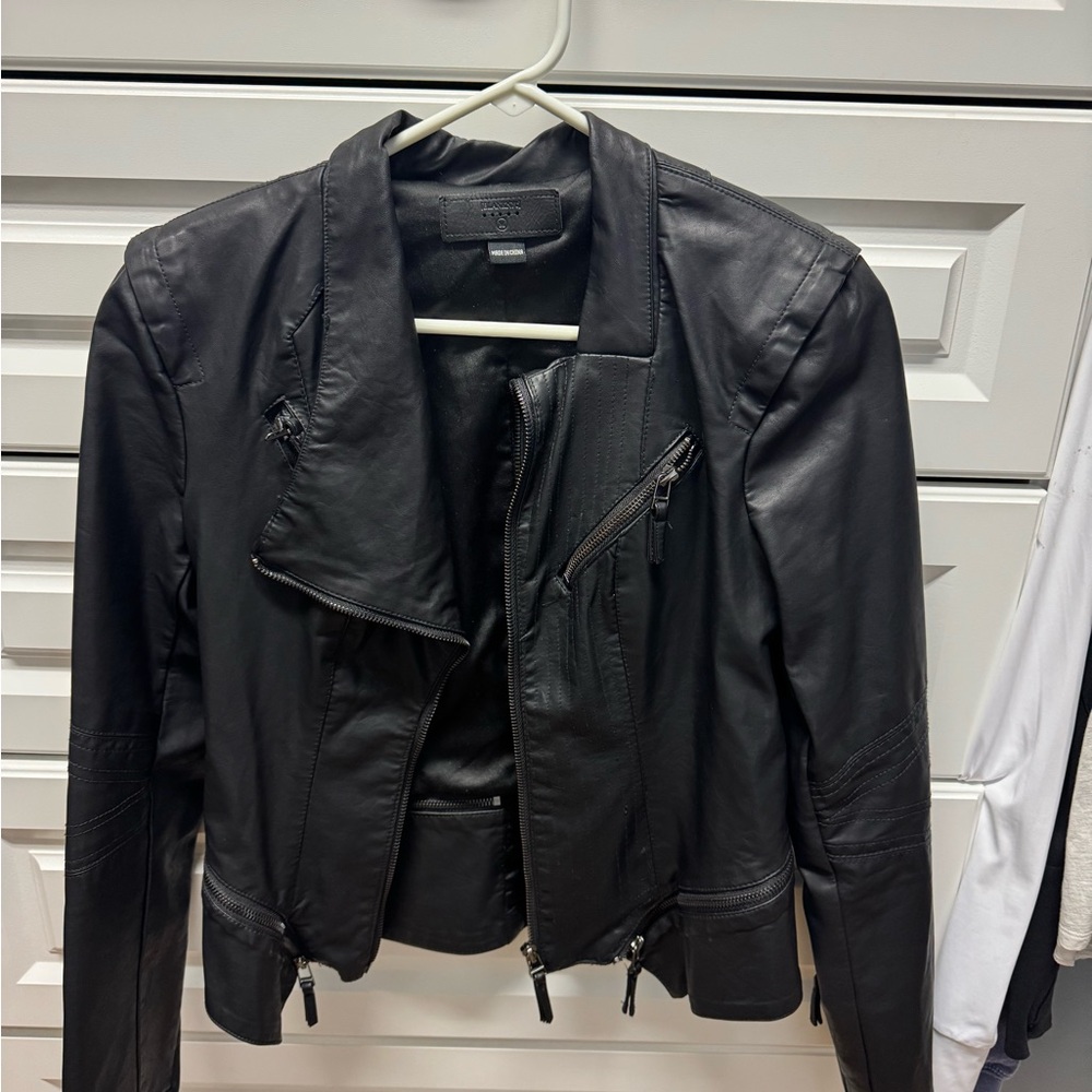Blank NYC faux leather jacket